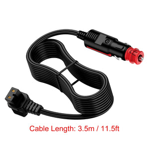 Cordon d'alimentation pour réfrigérateur et congélateur de voiture DC, 11,5 pieds, pour réfrigérateur et congélateurs 12V, pour Alpicool COSTWAY ARB ICECO Setpower Aspenora JoyTutus Planète Rando