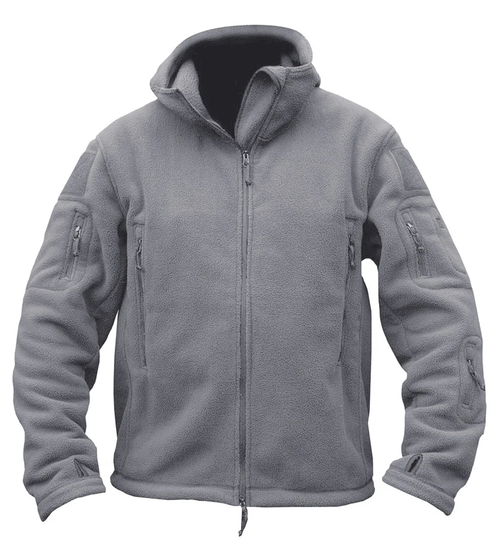 Softshell / polaire à capuche tactique et imperméable pour homme "TACVASEN - TJ004"