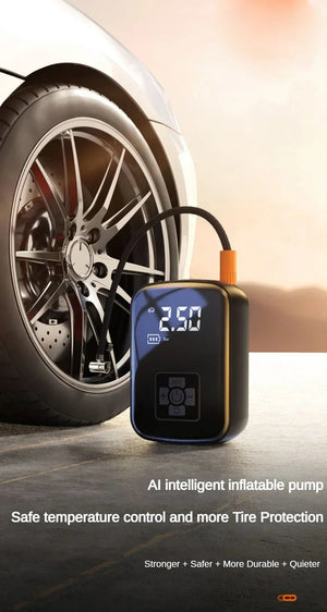 EAFC 150PSI gonfleur de pneus compresseur d'air Portable pompe à Air sans fil pneus pompe à Air avec lumière LED gonfleur électrique de boule de pneu EAFC