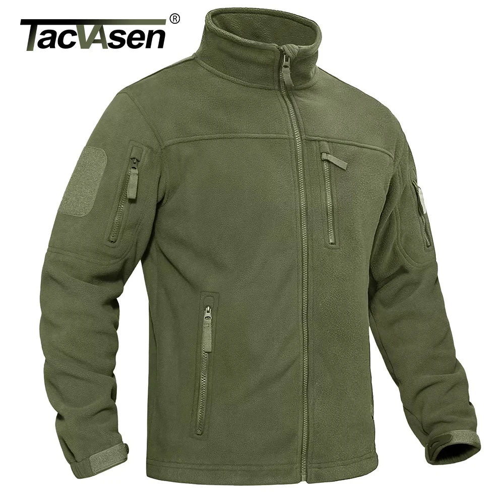 Softshell / polaire tactique avec poches zippées "TACVASEN - TJ568"
