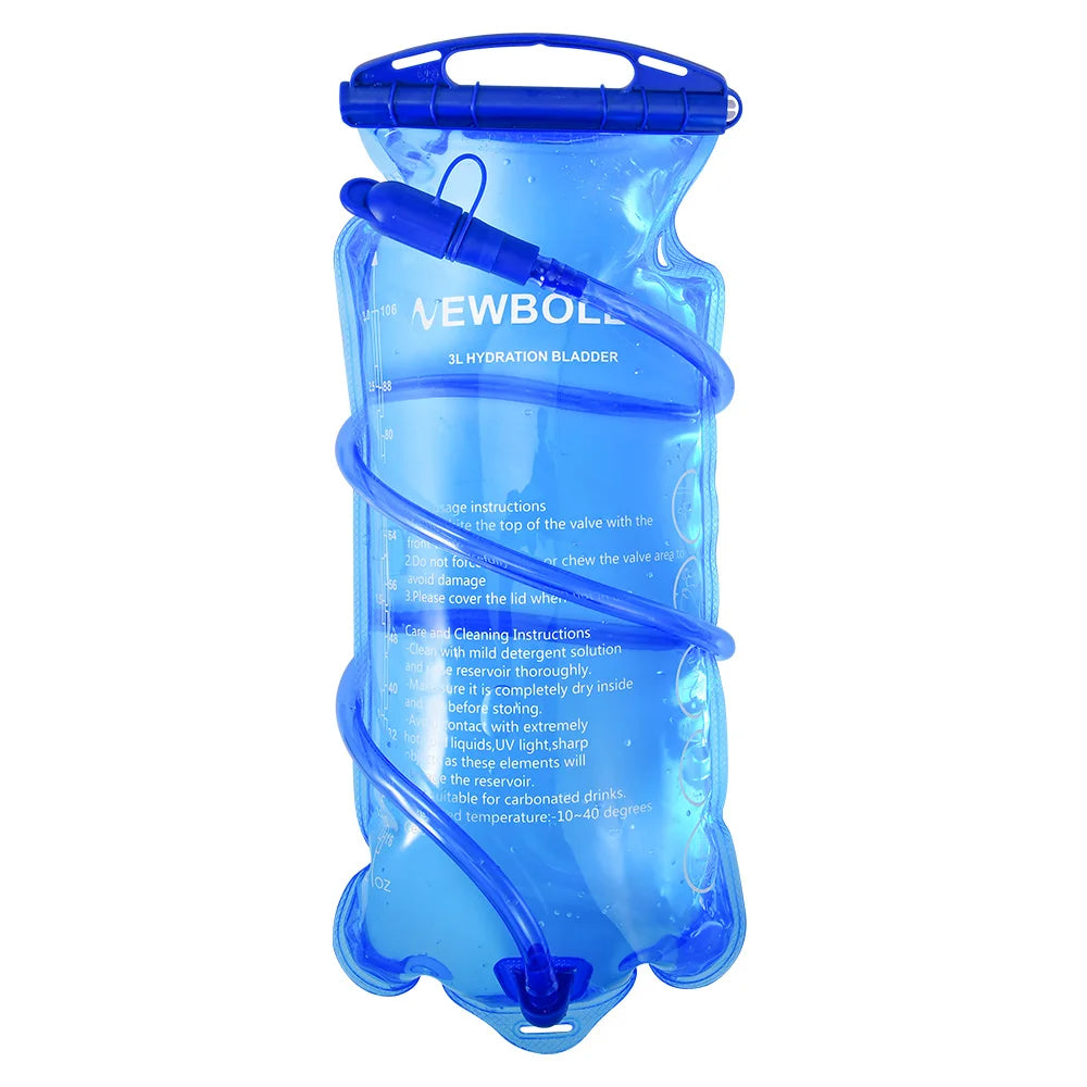 NEWBOLER sac d'eau réservoir sac de réapprovisionnement en eau sac de rangement sans bisphénol 1.5L 2L 3L course sport réservoir sac à dos Planète Rando
