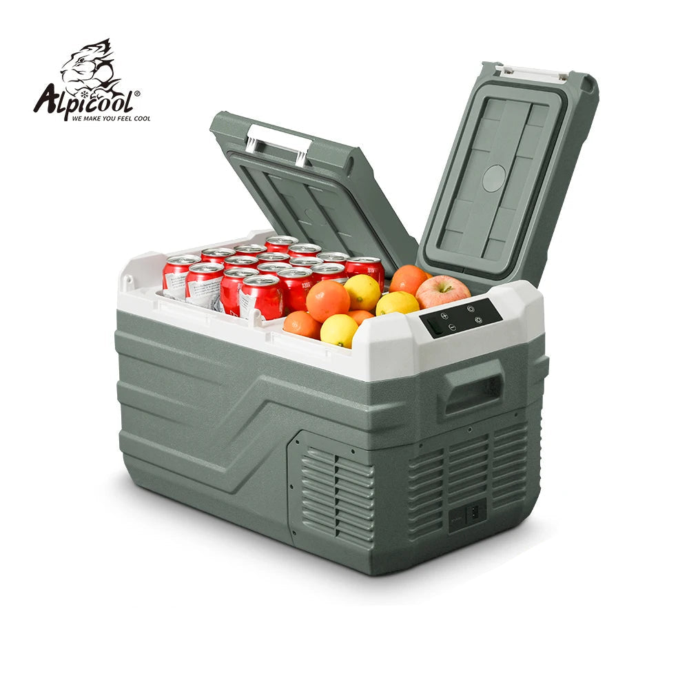Alpicool NLS 20L 30L 40L réfrigérateur de voiture Mini réfrigérateur congélateur 12 V refroidisseur à compresseur Portable 12/24 V DC 100-240 V AC pour le Camping Planète Rando