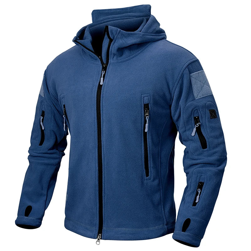 Softshell thermique / veste polaire tactique d'hiver pour homme "TACVASEN - LSTJ410"