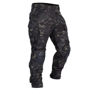 Pantalon de Combat pour hommes avec genouillères, pantalon de Sport Cargo tactique, Camouflage Multicam, Trekking, vêtements de chasse Emersongear