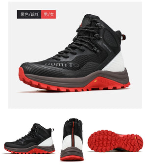 Les HUMTTO - HT-250460A chaussures de randonnée mid-top pour homme offrent une technologie Static Waterproof, avec tige mesh et synthétique, semelle robuste - bottines alpinisme marron/vert conçues pour confort et durabilité sur tous les sentiers.