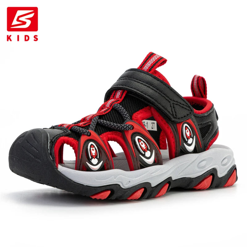 Sandales de plage pour enfant antidérapantes et respirantes avec scratch "Baasploa"