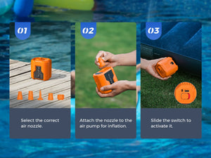 FLEXTAIL EVO PUMP 3 - 1000L/min pompe à Air électrique à haut débit d'air pompe de Camping à remplissage rapide pour lit d'air matelas piscine flotteurs bateaux Planète Rando