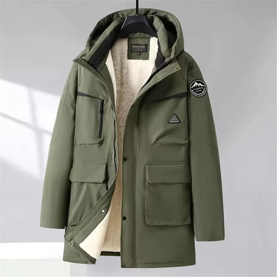 Parkas d'hiver en polaire grande taille pour homme "Mr.Kera - Fagirefng"