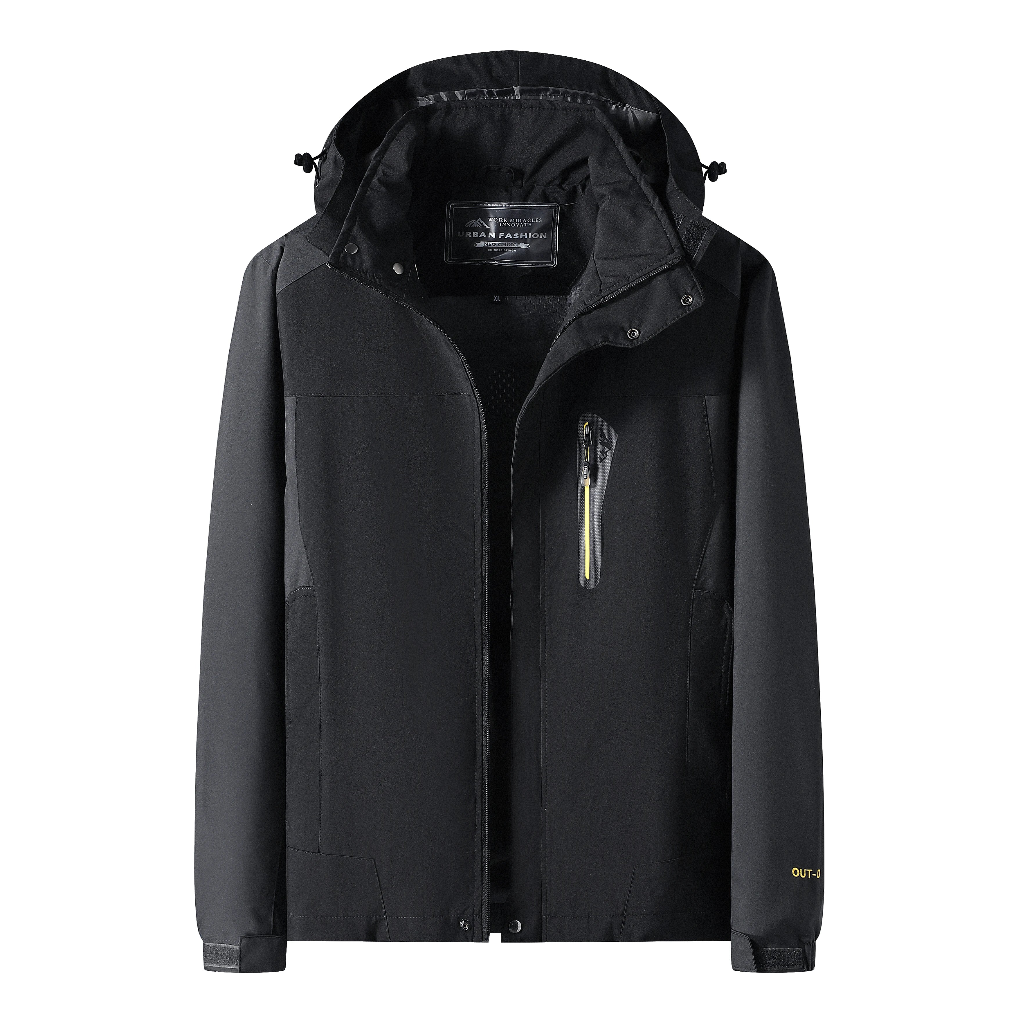 Veste de randonnée / Hardshell imperméable grande taille 700g "Work Miracles - Sport Outdoor"