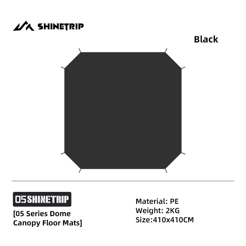 Accessoires pour tente dôme : pod de couchage, silo - tunne, auvent d'expansion et tapis de sol "ShineTrip - Expendable modules" - Planète Rando