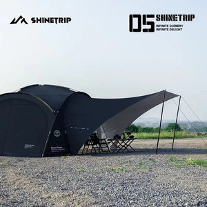 Accessoires pour tente dôme : pod de couchage, silo - tunne, auvent d'expansion et tapis de sol "ShineTrip - Expendable modules" - Planète Rando