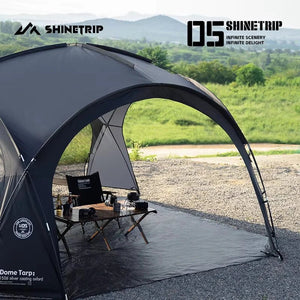 Accessoires pour tente dôme : pod de couchage, silo - tunne, auvent d'expansion et tapis de sol "ShineTrip - Expendable modules" - Planète Rando