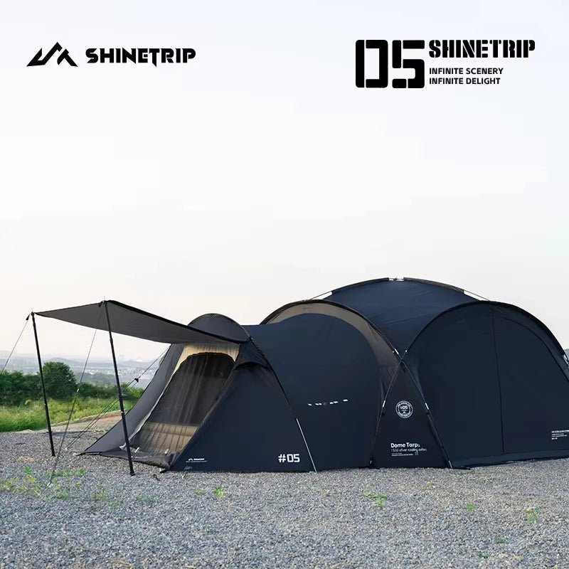 Accessoires pour tente dôme : pod de couchage, silo - tunne, auvent d'expansion et tapis de sol "ShineTrip - Expendable modules" - Planète Rando