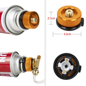 Adaptateur de recharge de gaz pour réchaud de camping "Yz camping - Camping Gas Stove" - Planète Rando