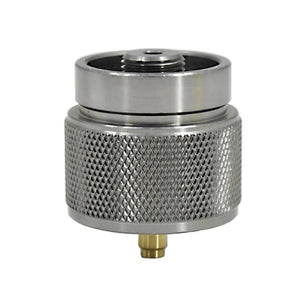 Adaptateur de recharge pour réchaud à gaz de camping standard européen avec valve de remplissage et de vidange "YZ Camping - Adaptator Gas Stove" - Planète Rando