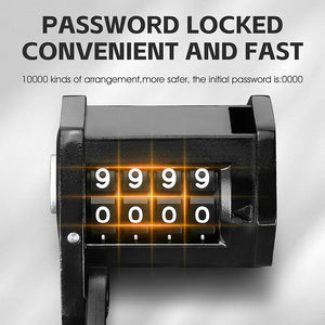 Antivol pliable avec 4 chiffres pour vélo électrique, vtc, gravel "WEST BIKING - PFLock" - Planète Rando