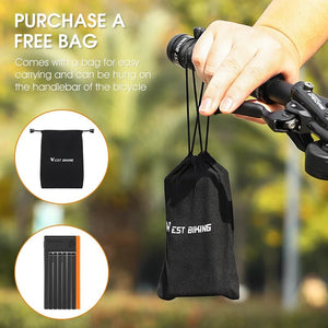 Antivol pliable pour vélo, VTT, route et gravel "WEST BIKING - YP0705071" - Planète Rando