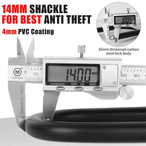 Antivol U en acier pour vélo, VTT, route, gravel "WEST BIKING - Bike U Lock" - Planète Rando