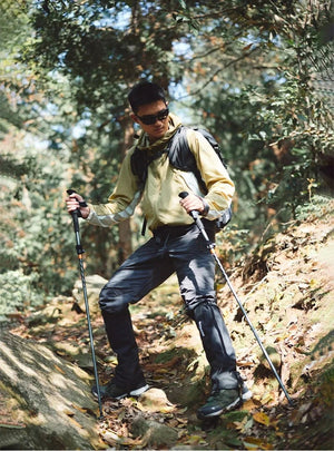 Bâton de trekking télescopique pliable & ultralight en fibre de carbone avec technologie 3K carbon fiber 189g l'unité "Naturehike - UL/PRO Carbon series" - Planète Rando