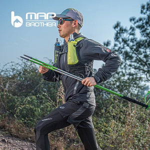 Bâtons de trail / randonnée pliables à verrouillage rapide "Map Brother - M3031" - Planète Rando