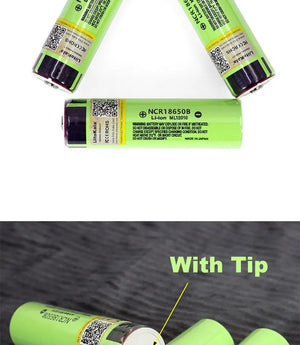 Batterie au Lithium Rechargeable 3.7V, 3400mah, 18650 "Liitokala - NCR18650B" - Planète Rando