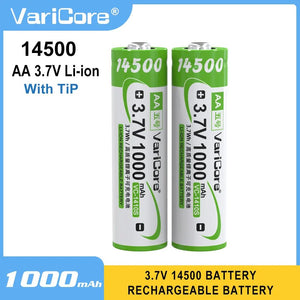 Batterie rechargeable 14500 AA 3,7 V 1000 mAh "VariCore VC - 1410S" - Planète Rando