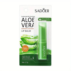 Baume à lèvres nourrissant et rafraîchissant à l'aloe vera non - irritant "Sadoer - Lip Balm" - Planète Rando