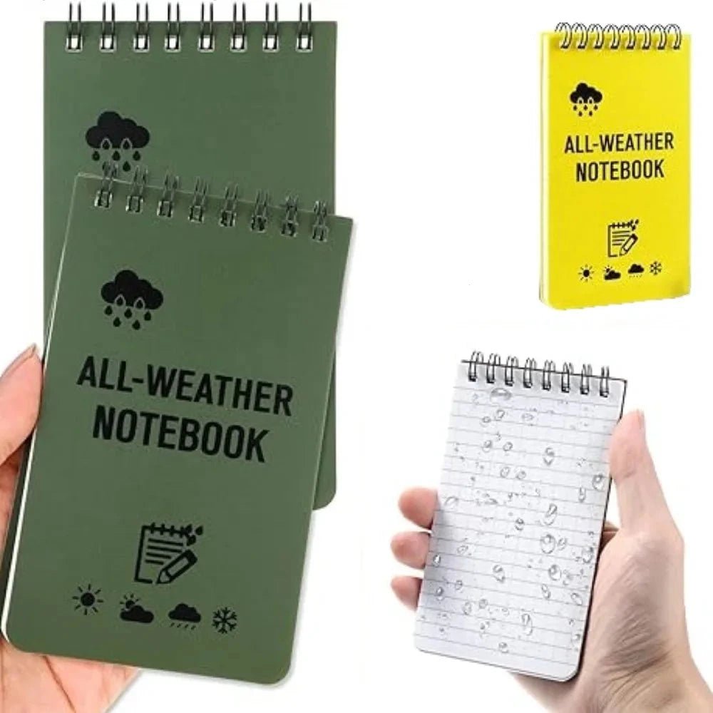 Bloc - notes de poche tactique étanche 100 pages / 50 feuilles "All - Weather Notebook" - Planète Rando