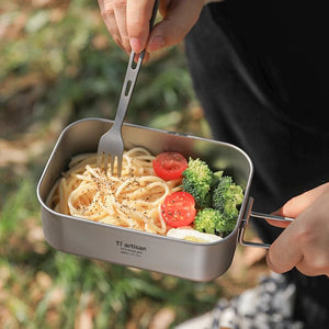 Boîte à repas / lunch en titane, résistante et légère 800ML / 1200ML à partir de 175g "Tiartisan - Ta5508" - Planète Rando