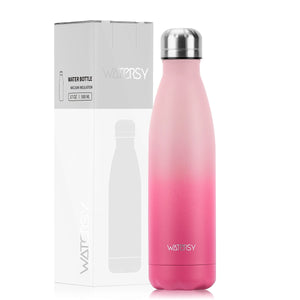 Bouteille d'eau isotherme en acier inoxydable double paroi de 500 ml sans BPA "Watersy - SX - S17" - Planète Rando