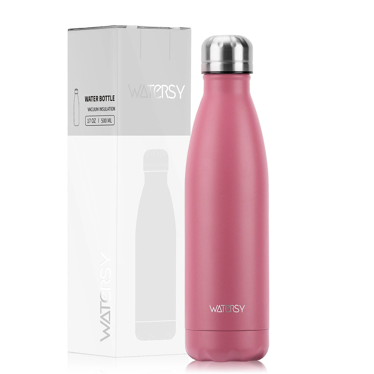 Bouteille d'eau isotherme en acier inoxydable double paroi de 500 ml sans BPA "Watersy - SX - S17" - Planète Rando