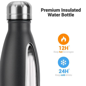 Bouteille d'eau isotherme en acier inoxydable double paroi de 500 ml sans BPA "Watersy - SX - S17" - Planète Rando
