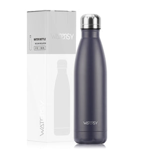 Bouteille d'eau isotherme en acier inoxydable double paroi de 500 ml sans BPA "Watersy - SX - S17" - Planète Rando