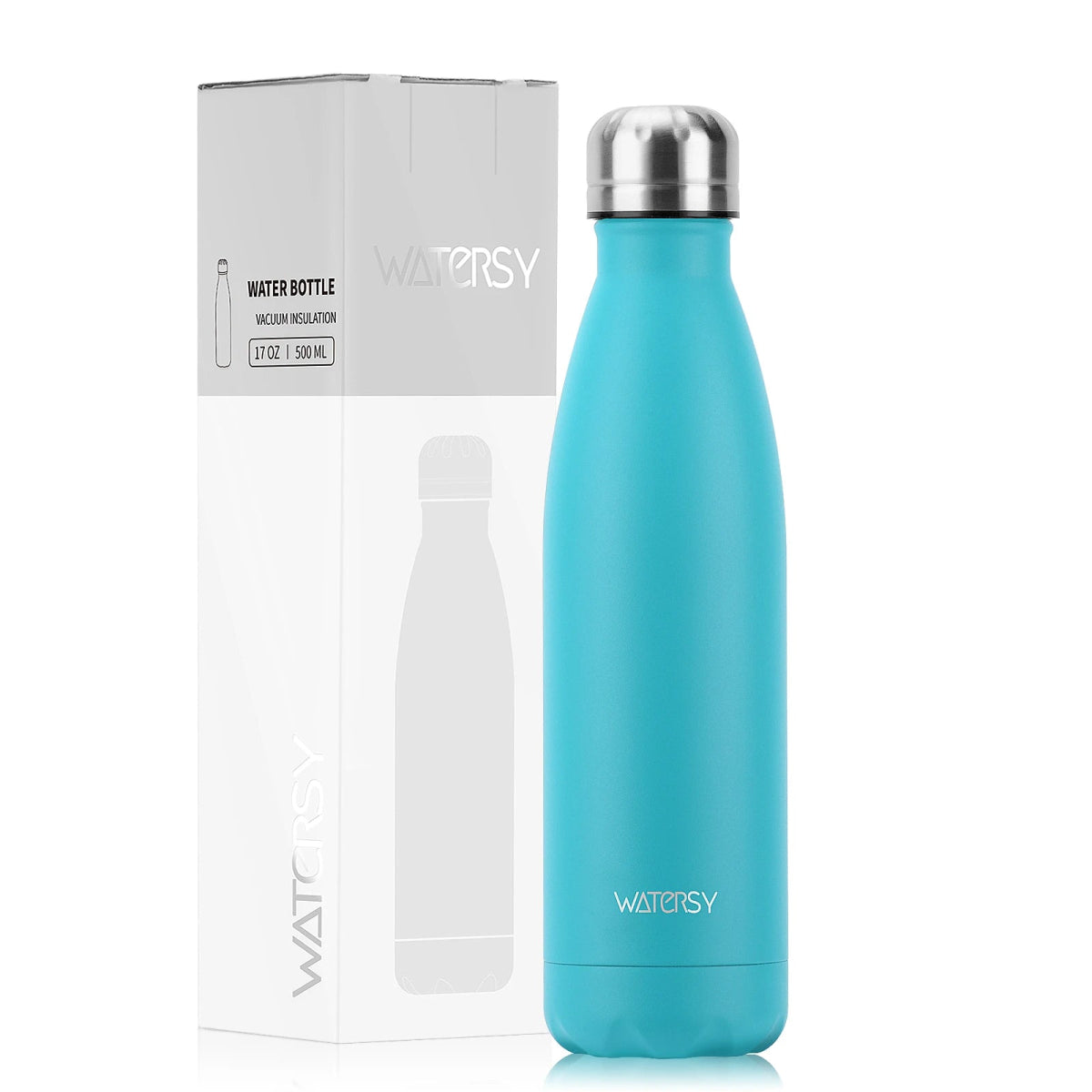 Bouteille d'eau isotherme en acier inoxydable double paroi de 500 ml sans BPA "Watersy - SX - S17" - Planète Rando