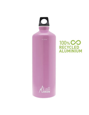 Bouteille en aluminium 100% recyclé 075L / 1L / 1,5L "Laken - Futura" - Planète Rando
