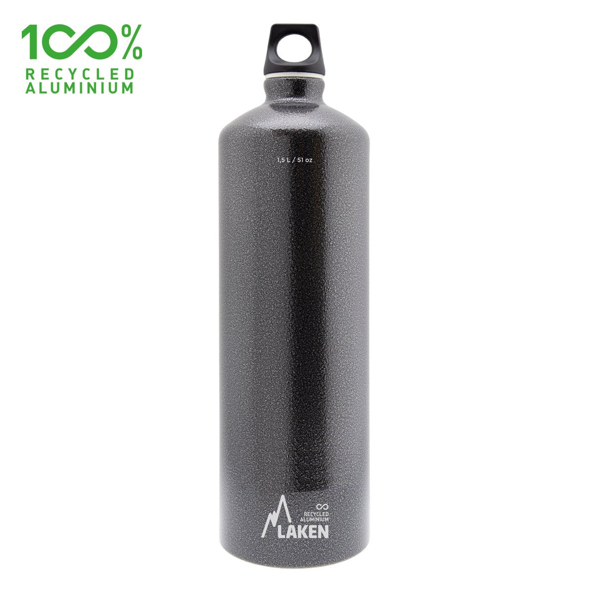 Bouteille en aluminium 100% recyclé 075L / 1L / 1,5L "Laken - Futura" - Planète Rando