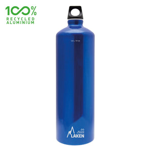 Bouteille en aluminium 100% recyclé 075L / 1L / 1,5L "Laken - Futura" - Planète Rando