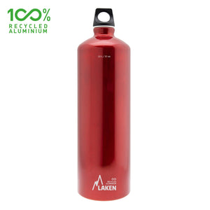 Bouteille en aluminium 100% recyclé 075L / 1L / 1,5L "Laken - Futura" - Planète Rando