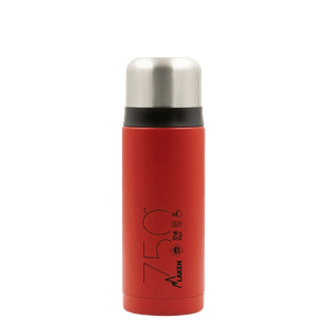 Bouteille isotherme en acier inoxydable à double paroi avec tasse "Laken - Thermos cup 18" - Planète Rando