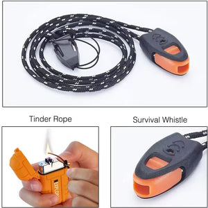 Briquet tempête / allume - feu de survie étanche à double arc électrique "Fren Lighter - Explorer F50" - Planète Rando