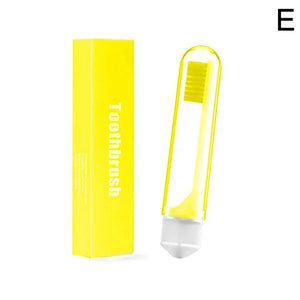 Brosse à dents pliante de voyage en fibre de carbone 18g "Toothbrush - Q4W1" - Planète Rando