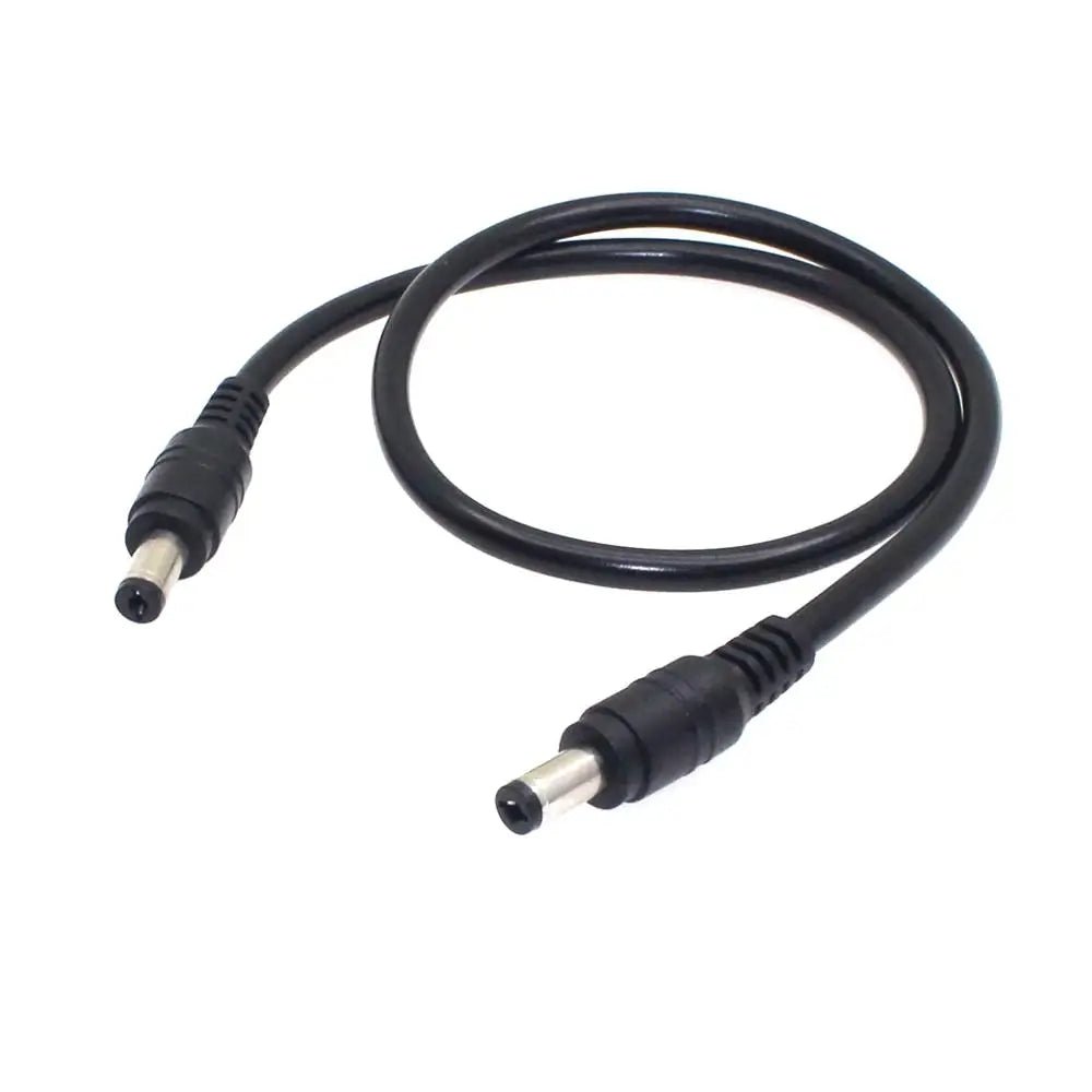 Câble adaptateur d'alimentation CC 18 AWG rallonges d'alimentation jusqu'à 3M 12V 10A "Flashfish - DC5521 mâle - mâle" - Planète Rando