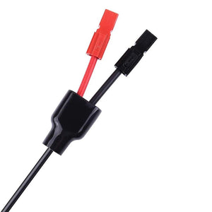 Câble de connexion vers connecteur Anderson mâle 6A max 18AWG 1,5 m pour connecter une centrale électrique et un panneau solaire "FF Flashfish - DC5521" - Planète Rando