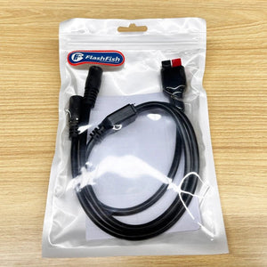 Câble d'extension d'alimentation Solar Connectors "Flashfish - DC5512 série Y" - Planète Rando