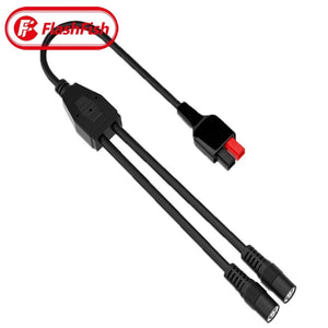 Câble d'extension d'alimentation Solar Connectors "Flashfish - DC5512 série Y" - Planète Rando