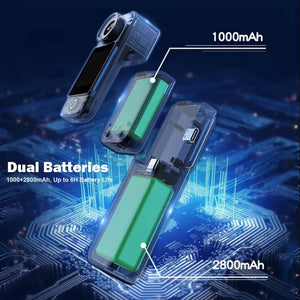 Caméra d'action de poche, batterie longue durée, stabilisation gyroscopique 6 axes, Wi - Fi 5G 4K/30FPS "SJCAM - C300" - Planète Rando