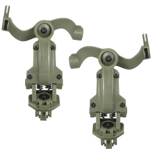 Casque anti - bruit tactique avec adaptateur pour rail ARC et adaptateur PTT Kenwood "EARMOR - M32 MOD4/SE' - Planète Rando