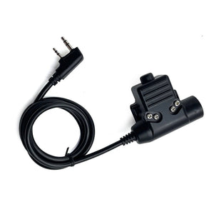 Casque anti - bruit tactique avec adaptateur pour rail ARC et adaptateur PTT Kenwood "EARMOR - M32 MOD4/SE' - Planète Rando