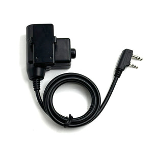 Casque anti - bruit tactique avec adaptateur pour rail ARC et adaptateur PTT Kenwood "EARMOR - M32 MOD4/SE' - Planète Rando