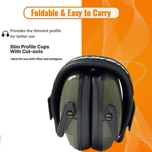 Casque anti - bruit tactique, protection auditive passive pour le tir avec réduction du bruit NRR 25 dB "YHKEMA - P10" - Planète Rando
